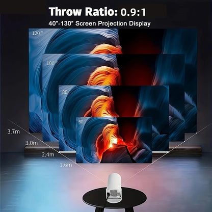 LumiCast 4K Mini Projector with WiFi & BT